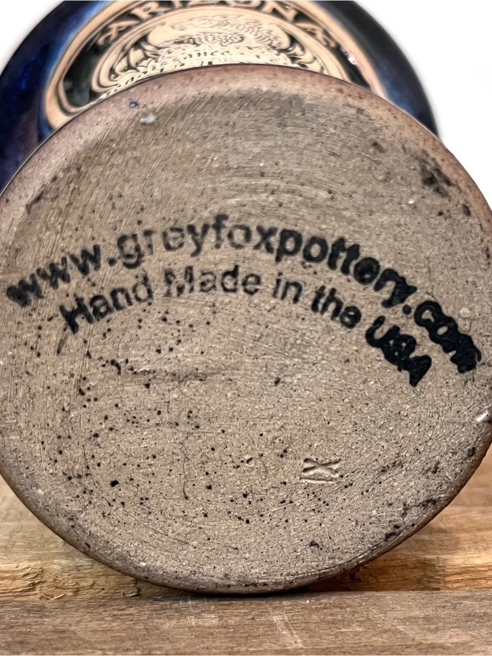 Grey Fox Pottery 2009 Arizona Renaissance Festival Dragon Shot Glass